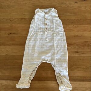 Snug Cream Baby Romper